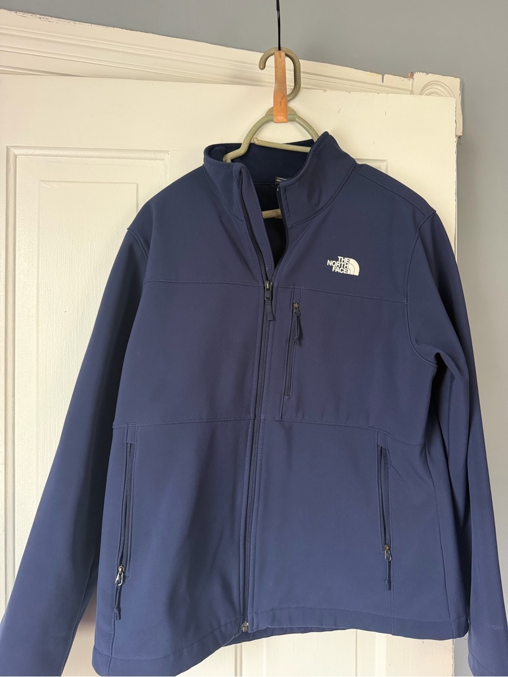 The North Face Navy Lightweight Soft-Shell Jacket